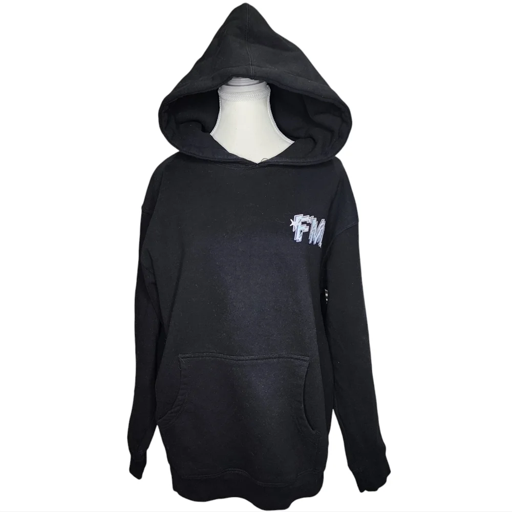 The Weeknd × XO The Weeknd Dawn FM Cover Pullover Black Hoodie Size Medi… - Picture 3 of 7